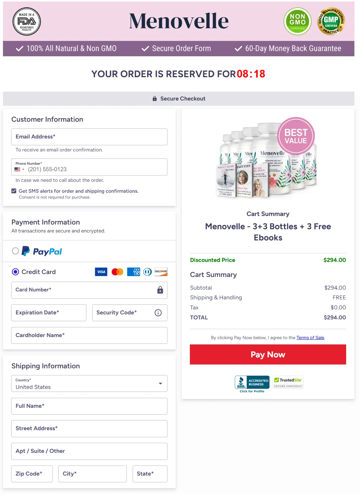 Menovelle Offer